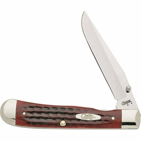 CASE POCKET KNIVES Knife Red Bn TrapperLock 02743